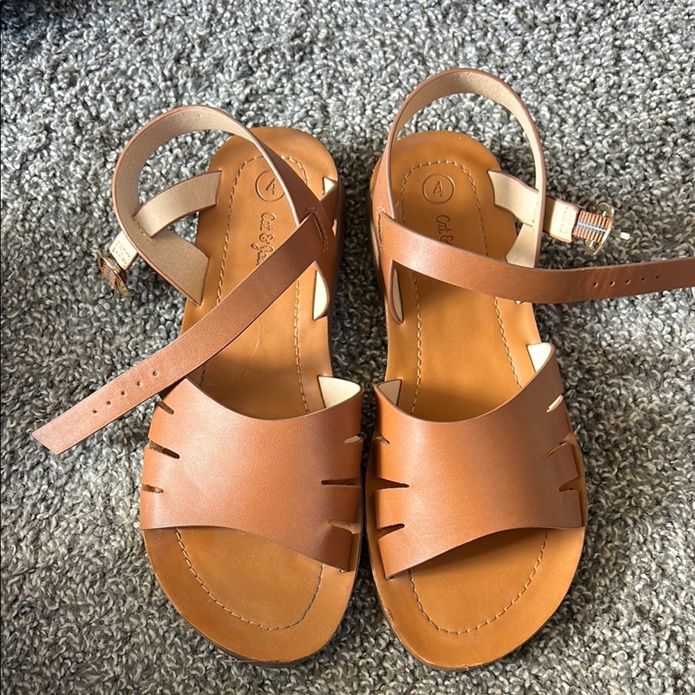 Cat & Jack brown sandals